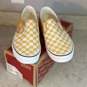 Vans classic slip-on checkerboard shoe